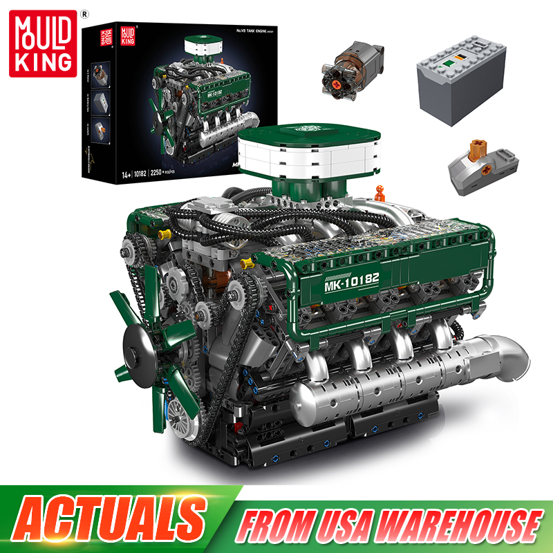 Model Kit Engine - 몰드 킹 10182 테크니컬 엔진 장난감