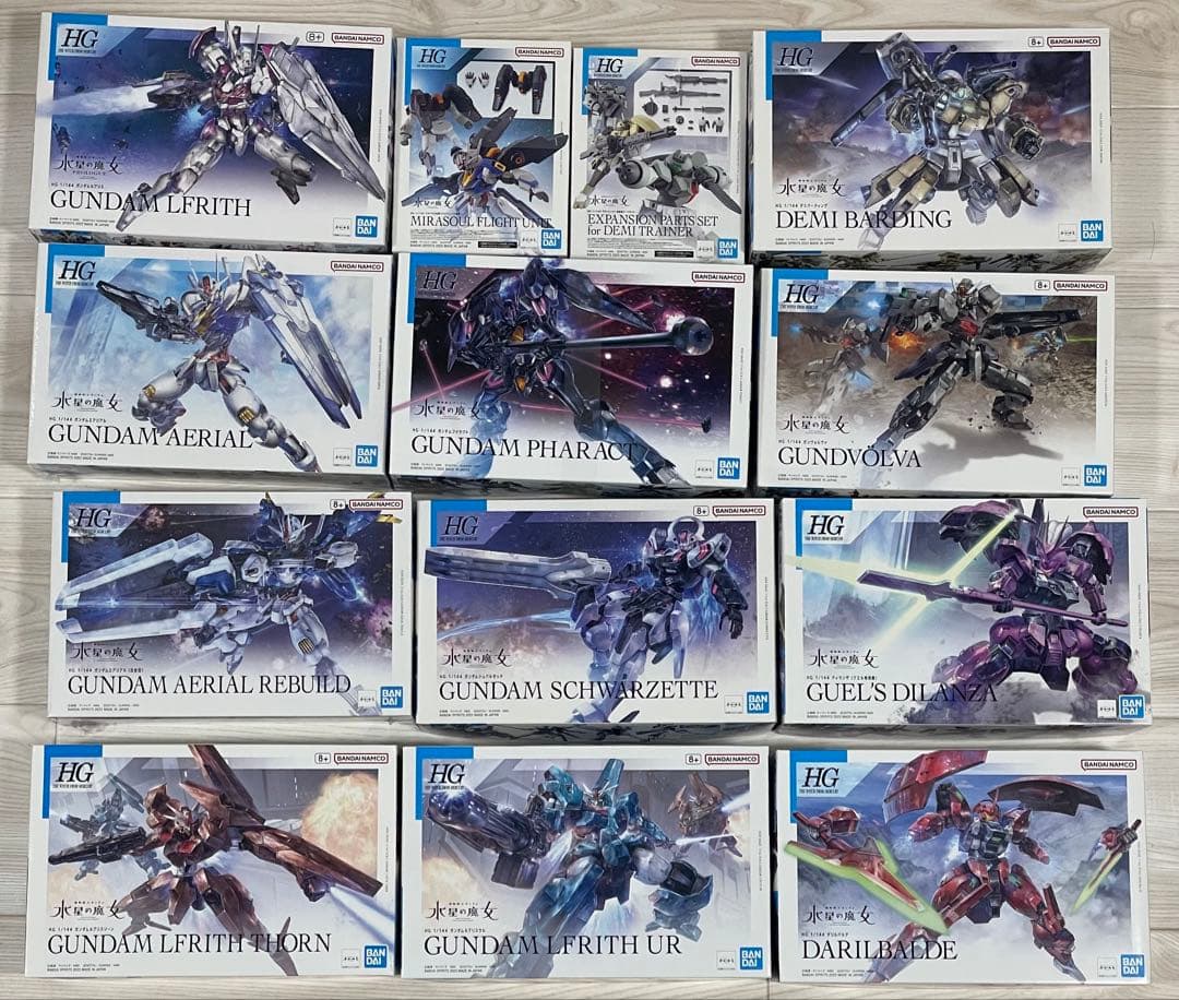 Model Kit Lancelot - 반다이 오리지널 HG 1/144 머큐리의 마녀