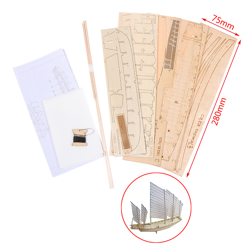 중국 모래 보트 나무 조립 모델 키트, DIY 수제 골 - Model Kit Yacht 리뷰 및 가격