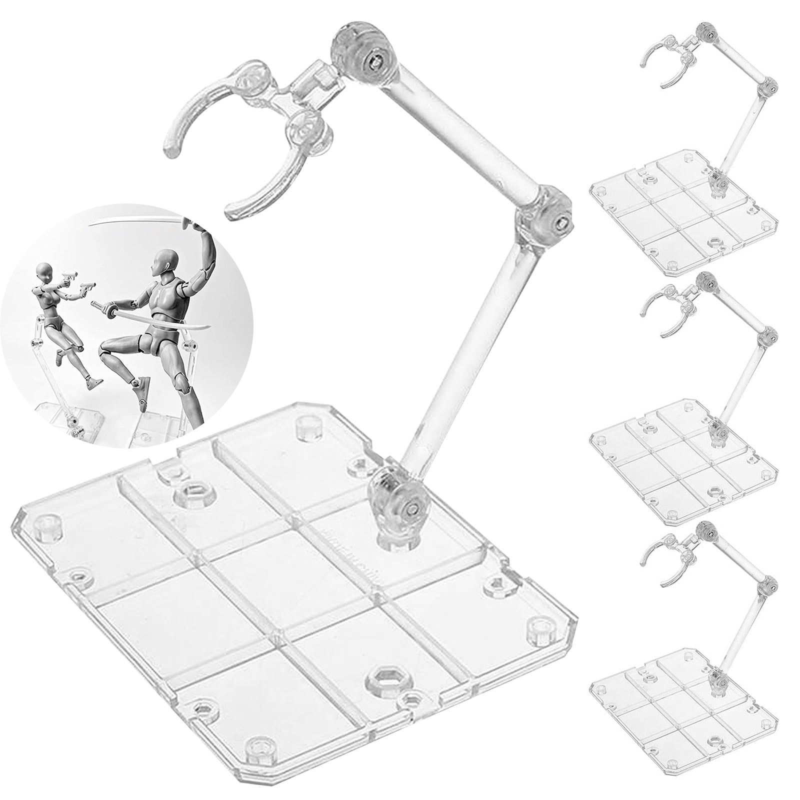 클리어 액션 피규어 스탠드, 조립 액션 피규어 디스플레 - Model Kit Eva 리뷰 및 가격