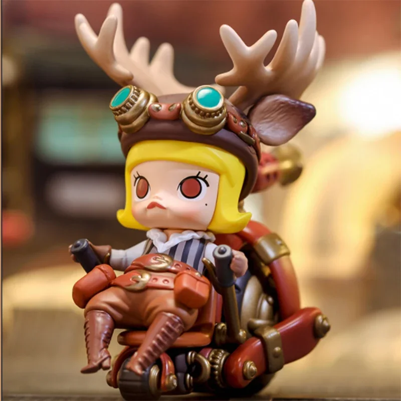 POP MART 몰리 스팀펑크 동물 기관차 시리즈 정품 - Model Kit Anime Girl 리뷰 및 가격